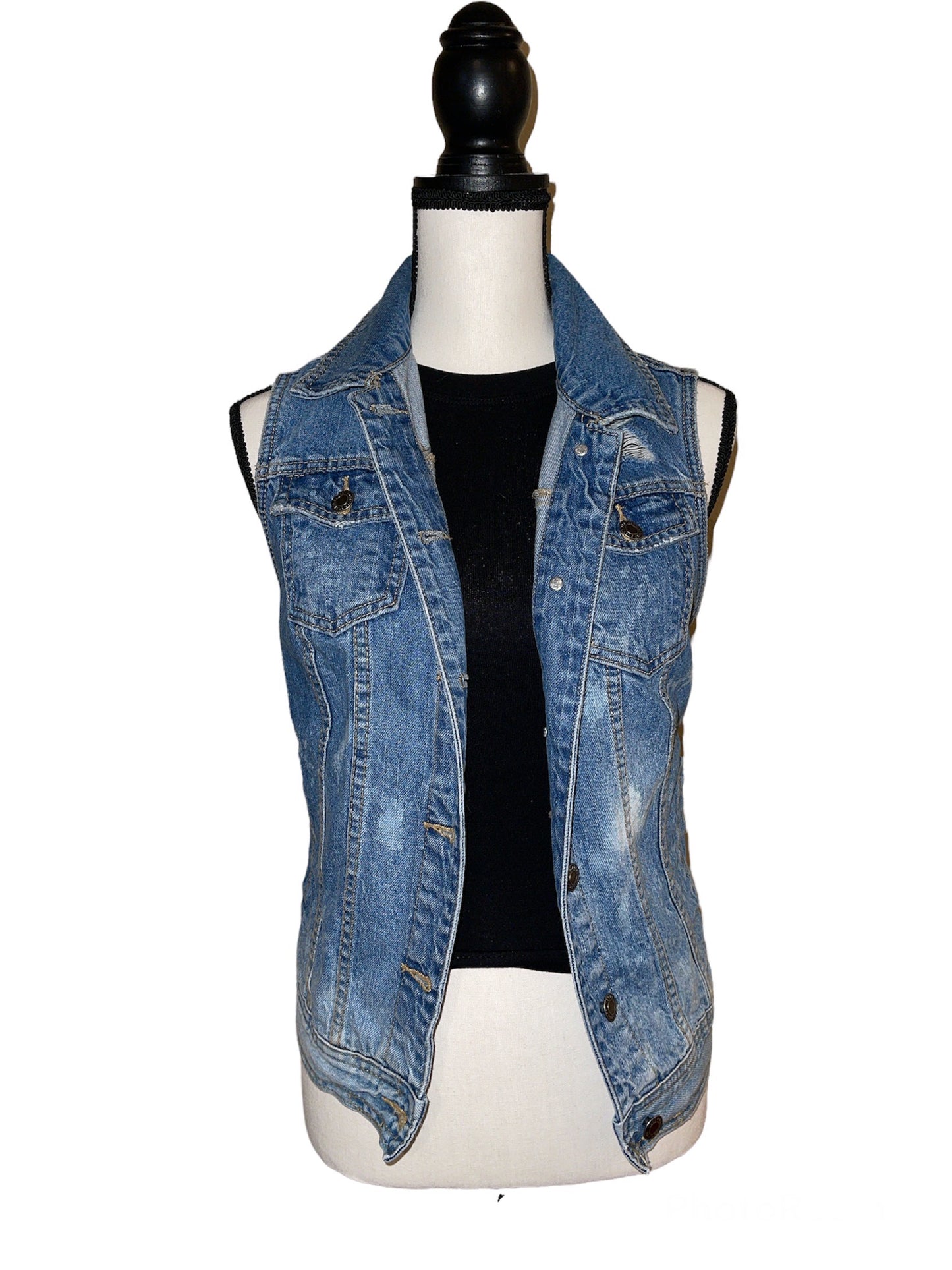 David Bowie Denim Vest