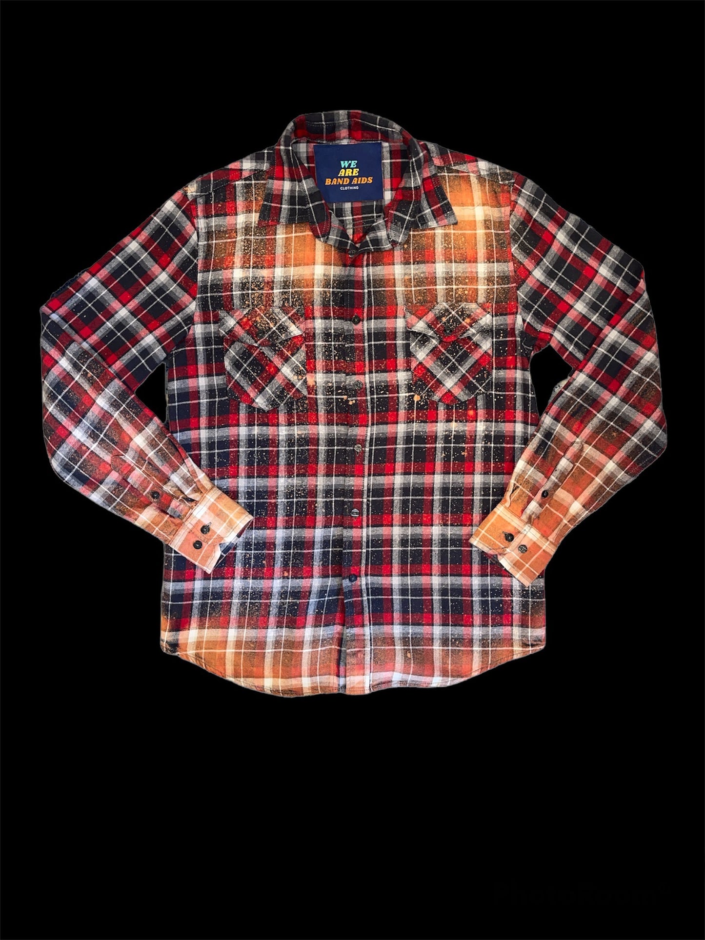 QOTSA Distressed Flannel