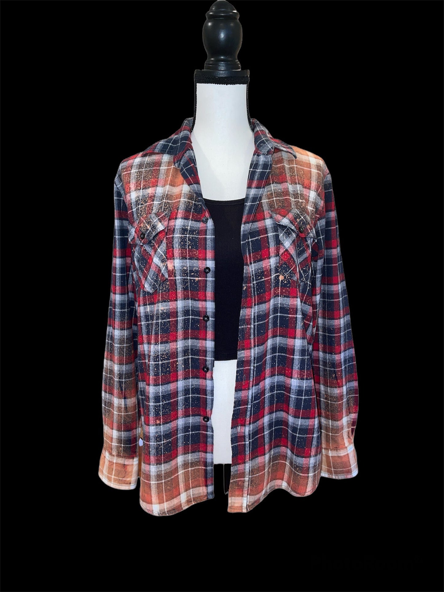 QOTSA Distressed Flannel