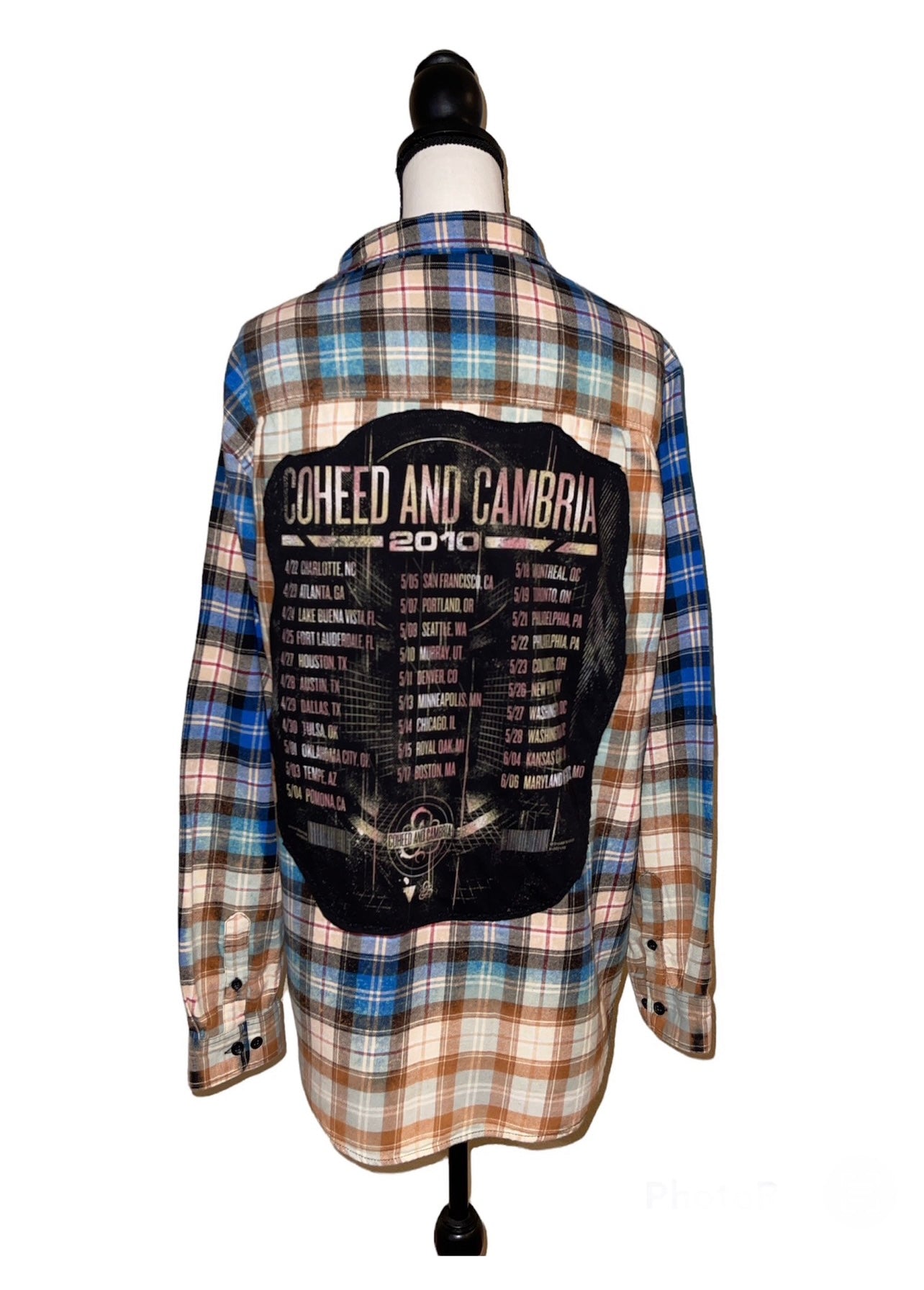 Coheed and Cambria Tour Distressed Flannel
