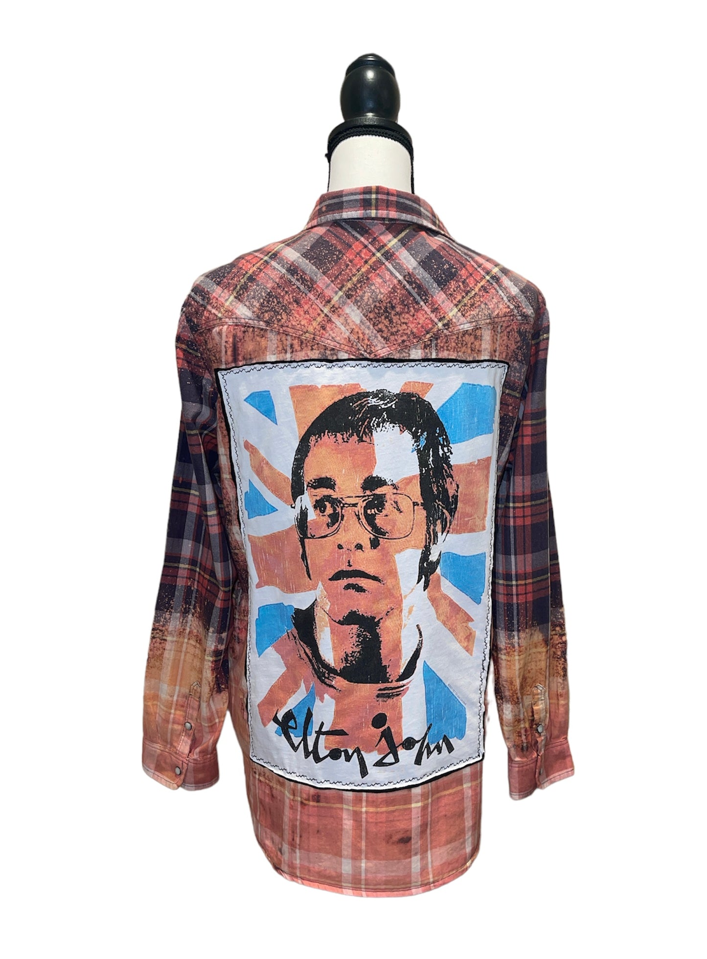 Elton John Vintage Style Lightweight Flannel