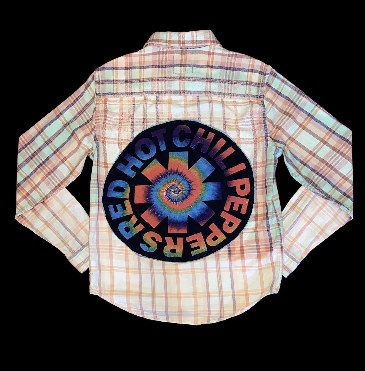 Red Hot Chili Peppers Vintage Style Distressed Flannel