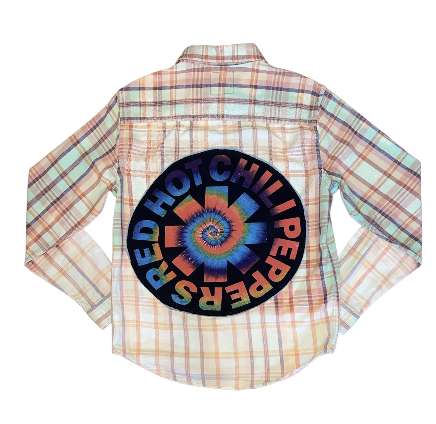 Red Hot Chili Peppers Vintage Style Distressed Flannel