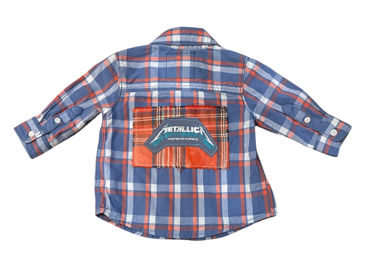 Upcycled Baby Plaid featuring Metallica