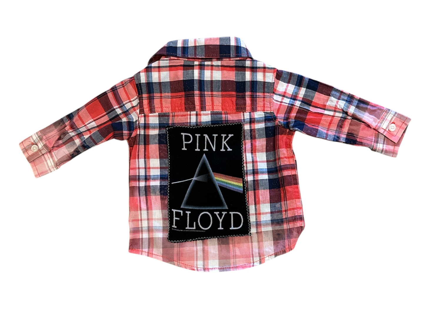 Upcycled Baby Plaid featuring Pink Floyd
