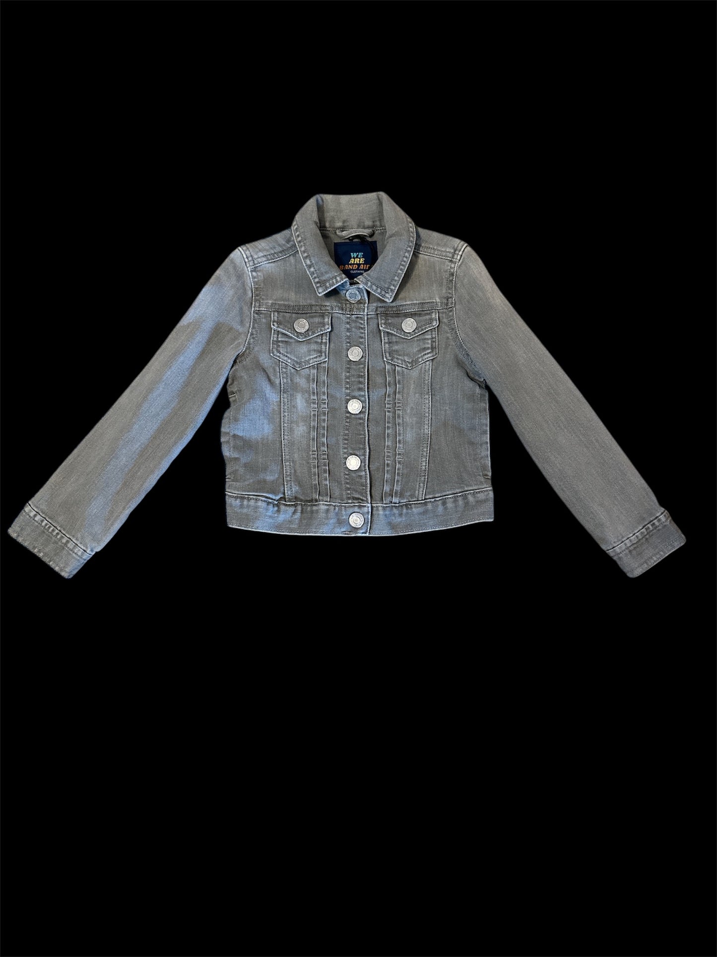 Upcycled Girls Denim Jacket featuring AC/DC
