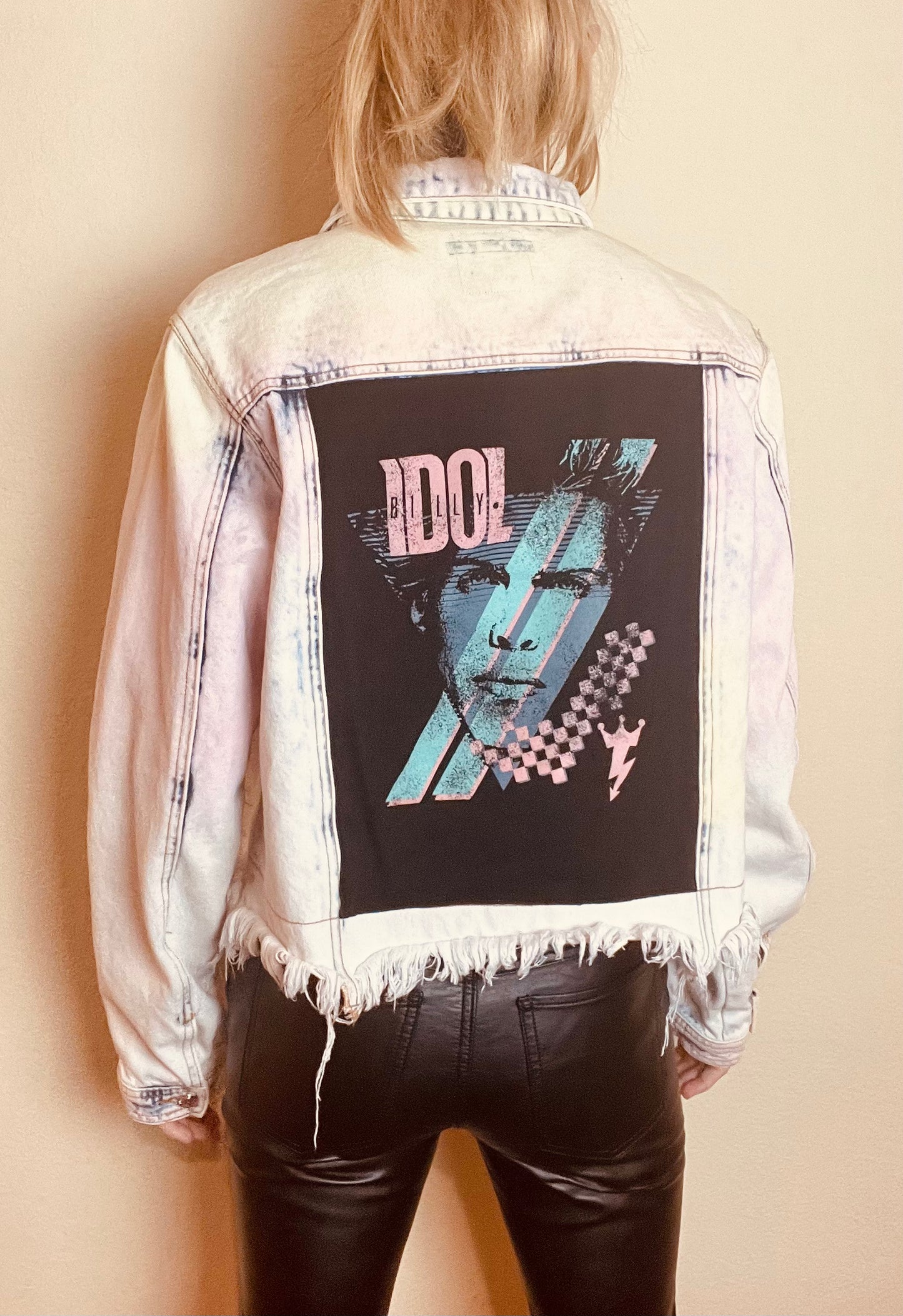 Billy Idol Vintage Style Denim Jacket