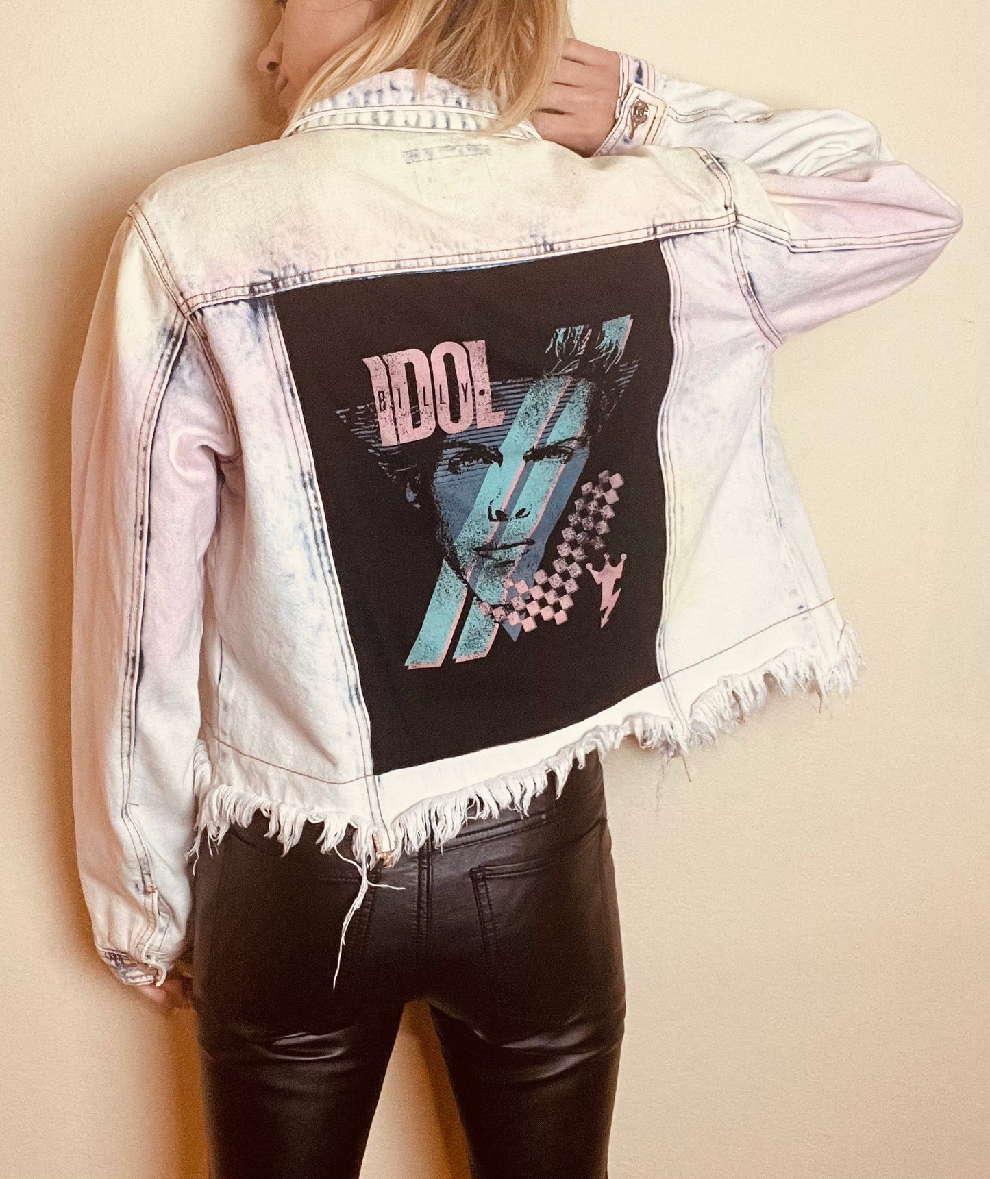 Billy Idol Vintage Style Denim Jacket