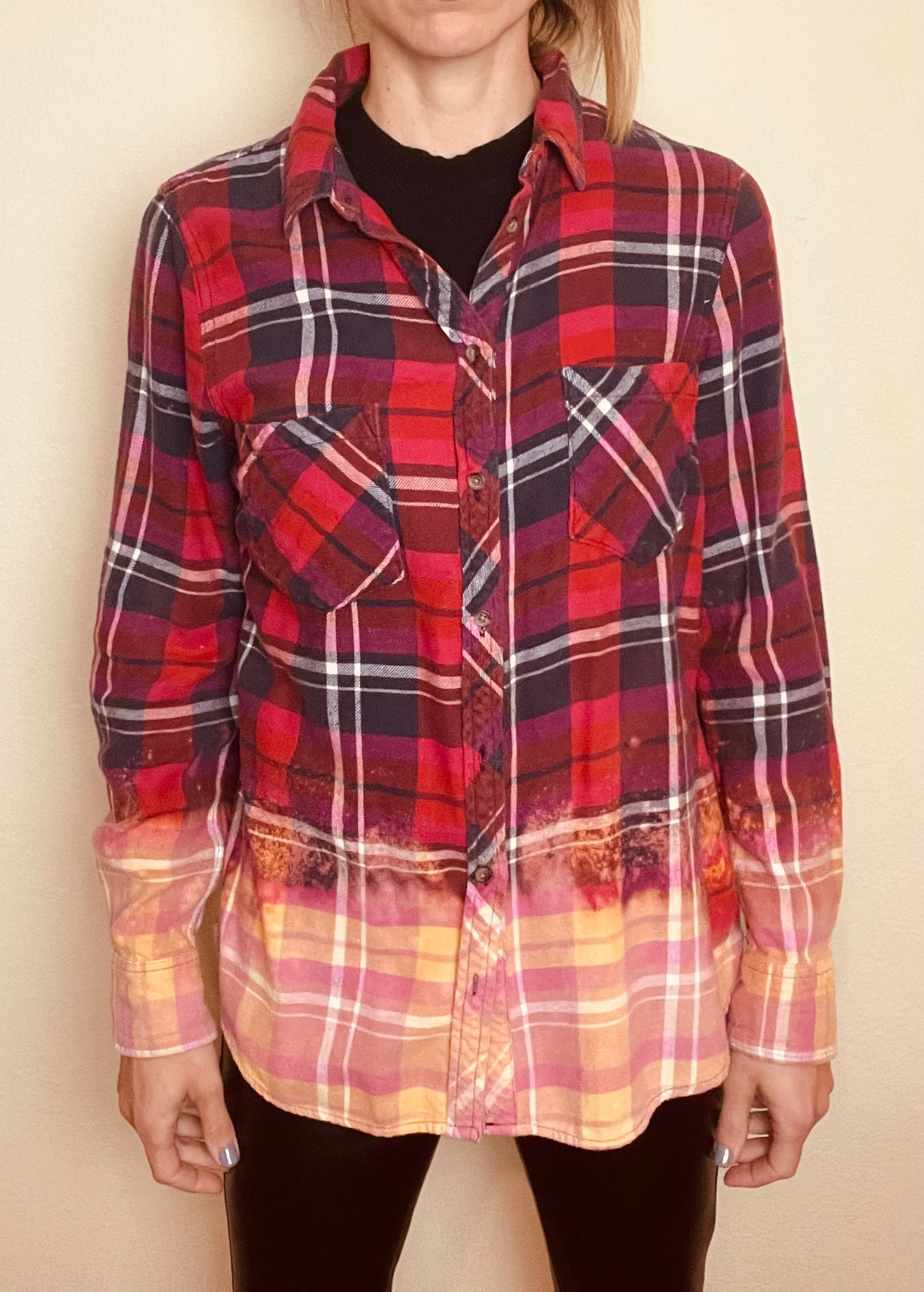 Led Zeppelin Vintage Style Distressed Flannel