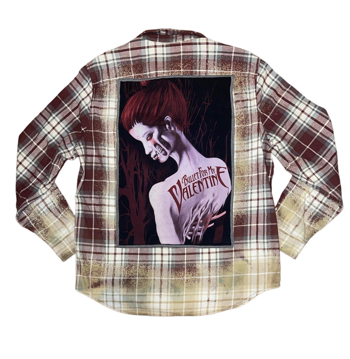 Bullet For My Valentine Distressed Flannel