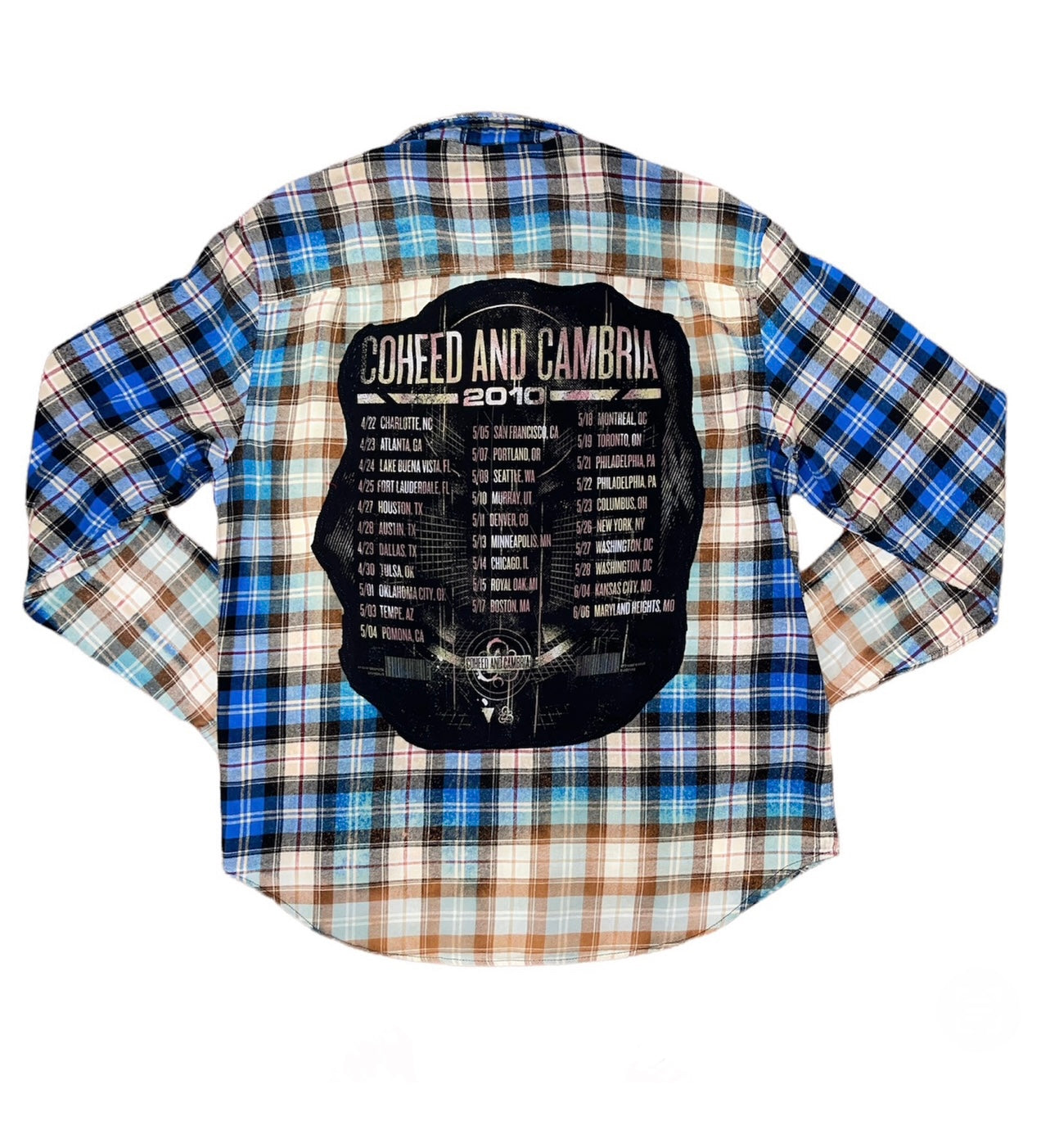 Coheed and Cambria Tour Distressed Flannel