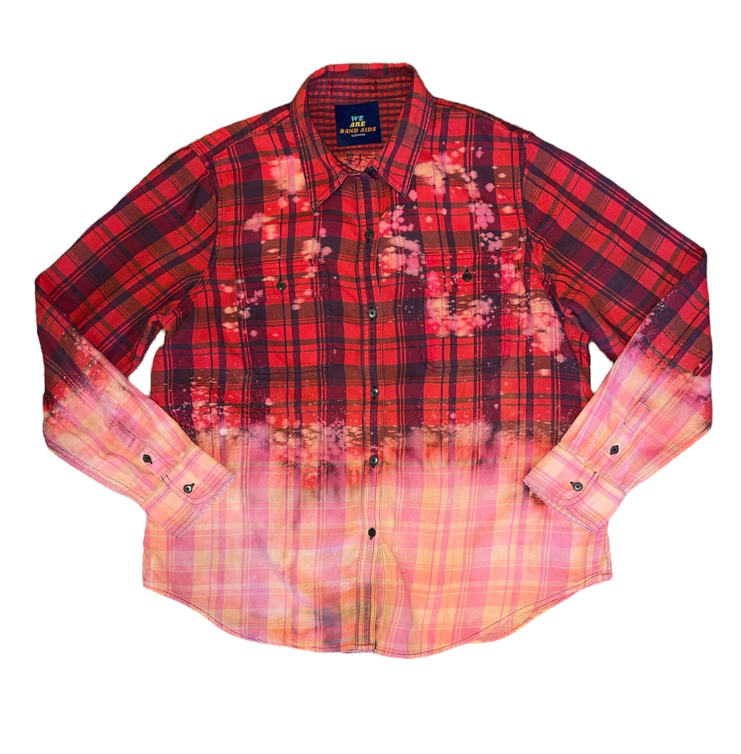 AC/DC Distressed Lightweight Flannel