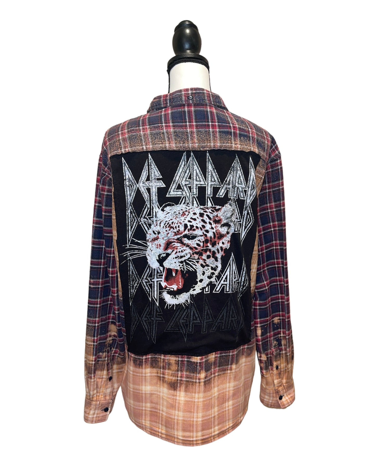 Def Leppard Distressed Flannel