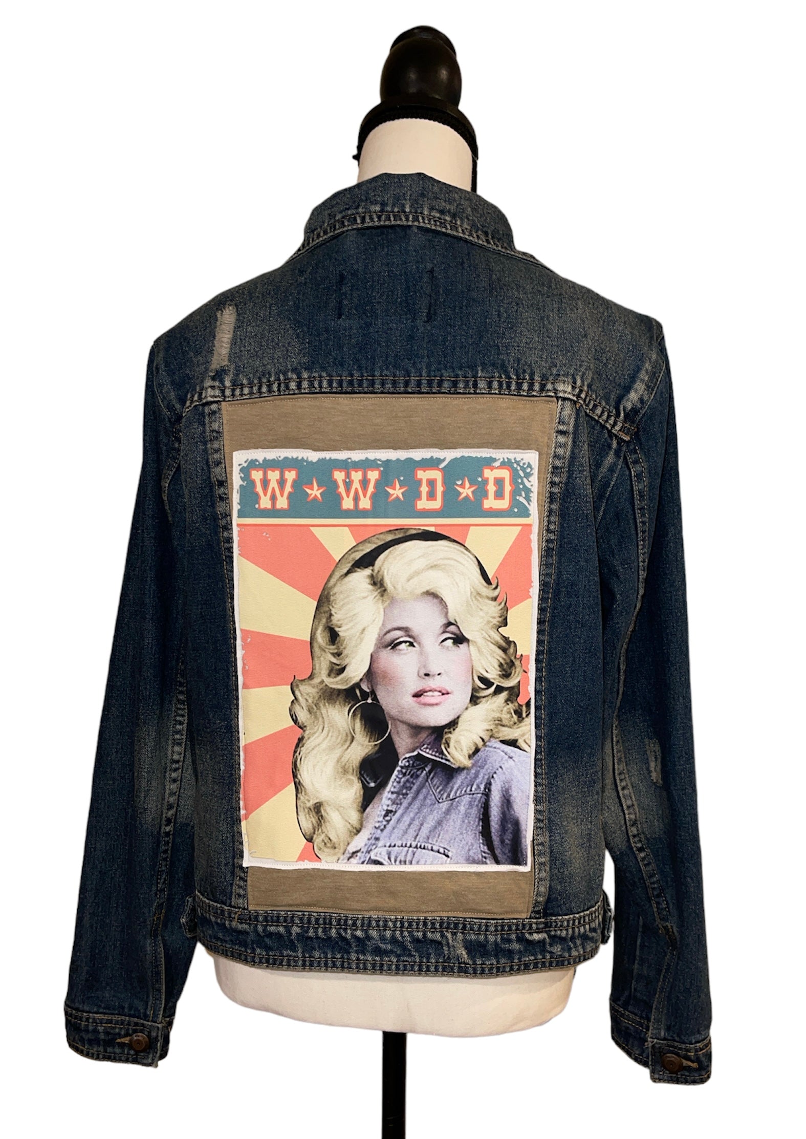 Dolly Parton Denim Jacket - We are Band Aids Clothing
