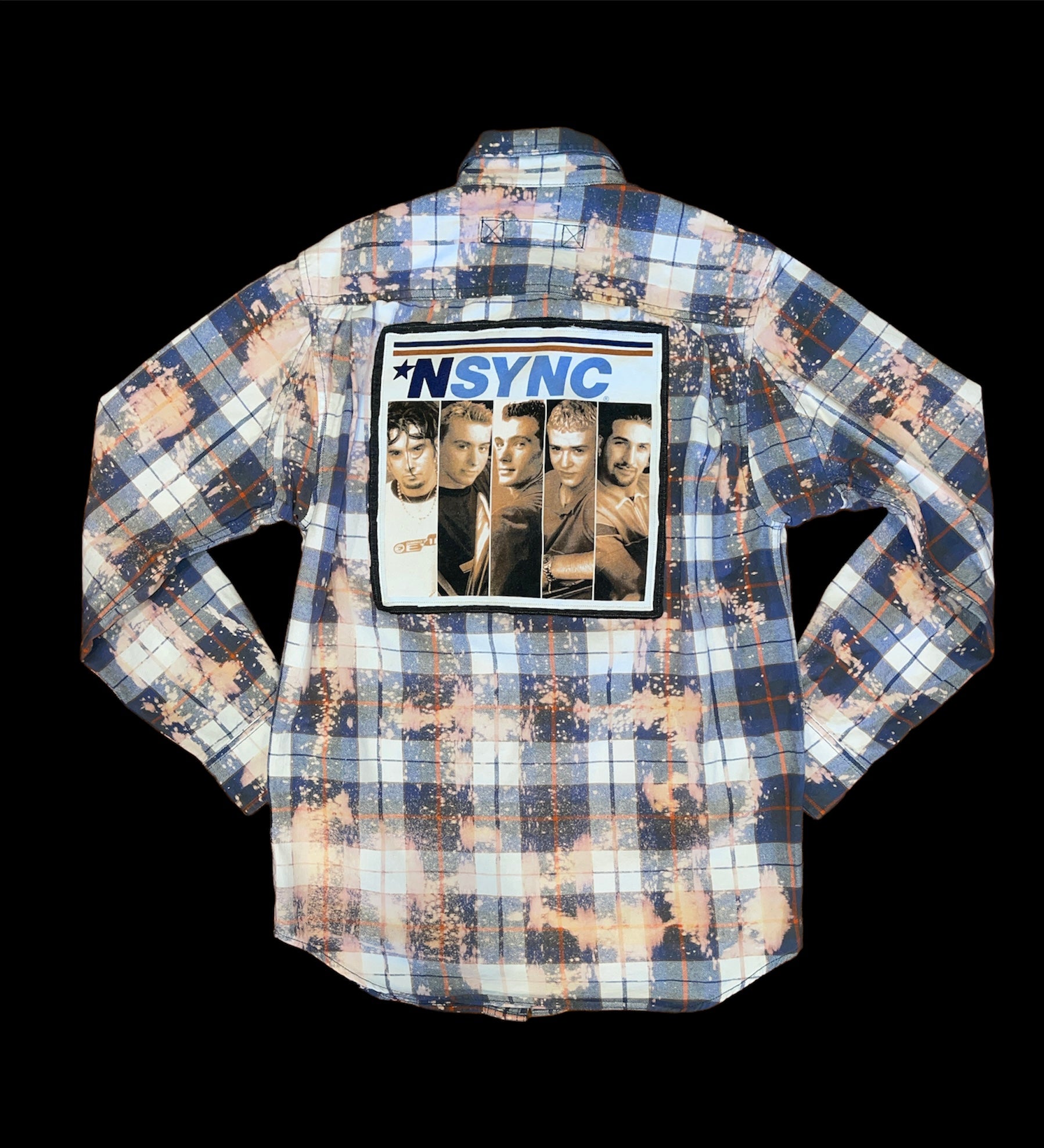 *NSYNC vintage style Flannel We are Band Aids Clothing